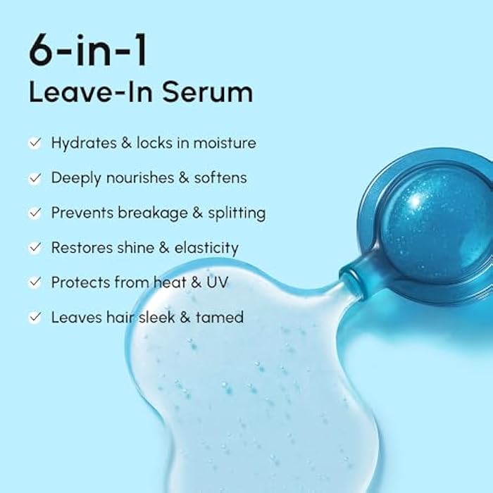 MAREE Hair Serum For Crushed And Damaged Hair - Keratin Styling Hydrating Oil Capsules With Avocado, Jojoba And Argan Oil - Rinse Free Hair Serum Vitamins A, E - Image 5